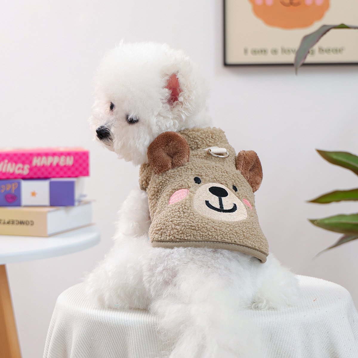 Product Name: Dog Hoodie, Warm Fleece-Lined Fall &...