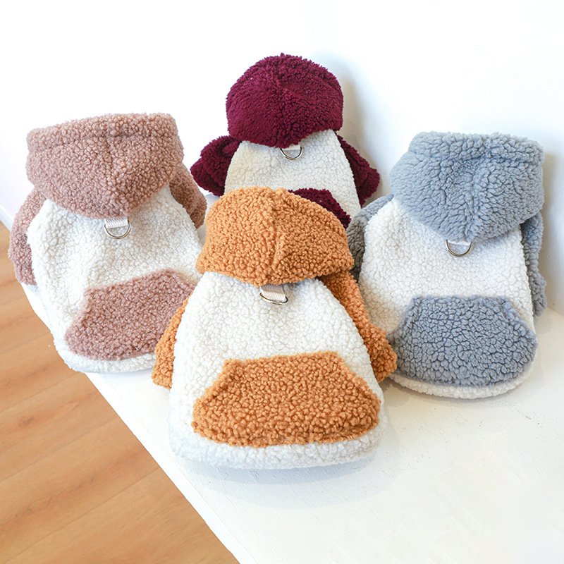 Product Name: Dog Hoodie, Warm Fleece-Lined Fall &...