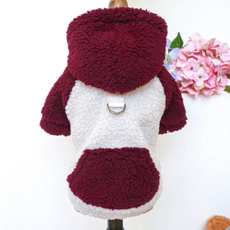 Product Name: Dog Hoodie, Warm Fleece-Lined Fall &...