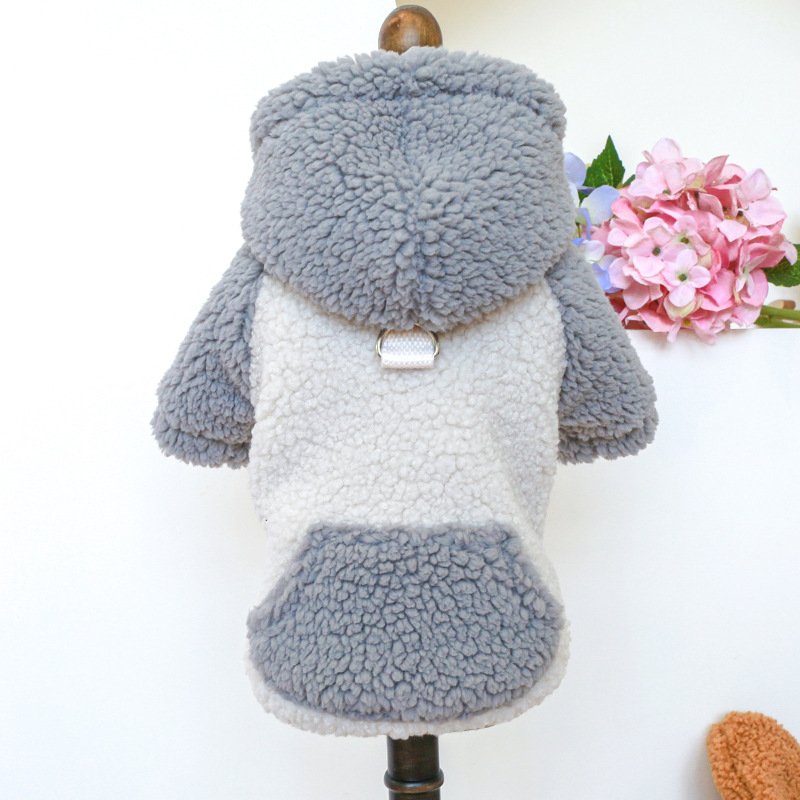 Product Name: Dog Hoodie, Warm Fleece-Lined Fall &...