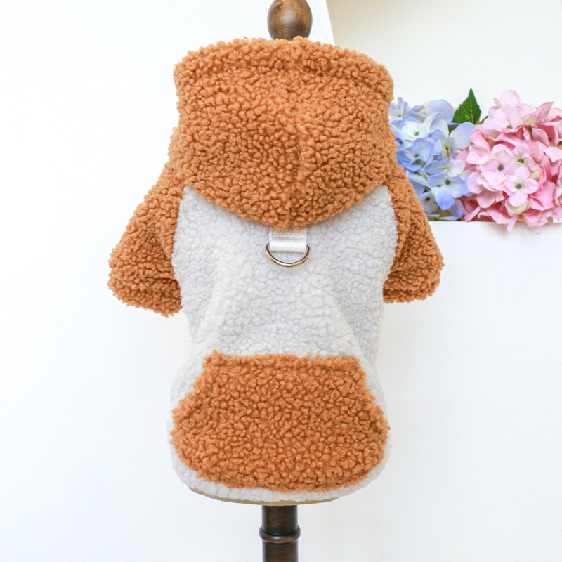 Product Name: Dog Hoodie, Warm Fleece-Lined Fall &...