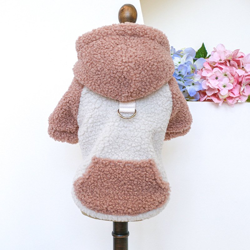 Product Name: Dog Hoodie, Warm Fleece-Lined Fall &...