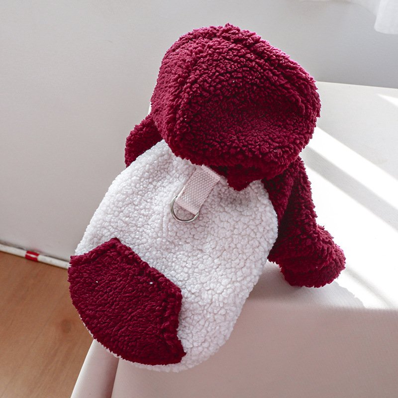 Product Name: Dog Hoodie, Warm Fleece-Lined Fall &...