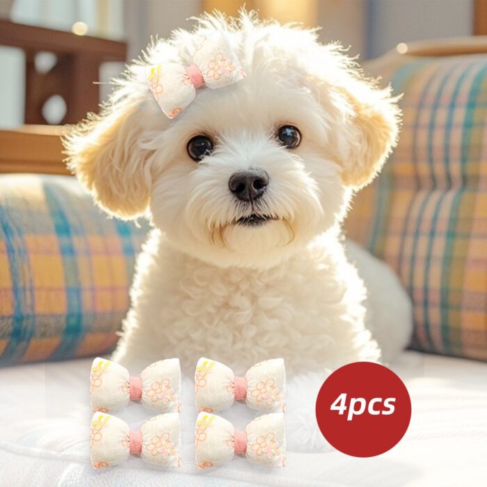 Product Name: Pet Hair Clip, Cute Bow Dog Cat Fashion...