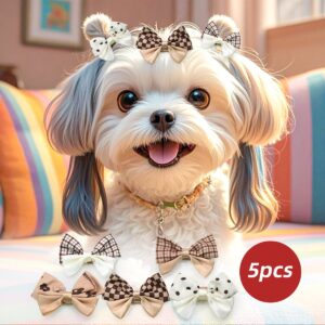 Pet Hair Clip, Cute Bow Dog Cat Fashion