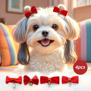 Pet Hair Clip, Cute Bow Dog Cat Fashion