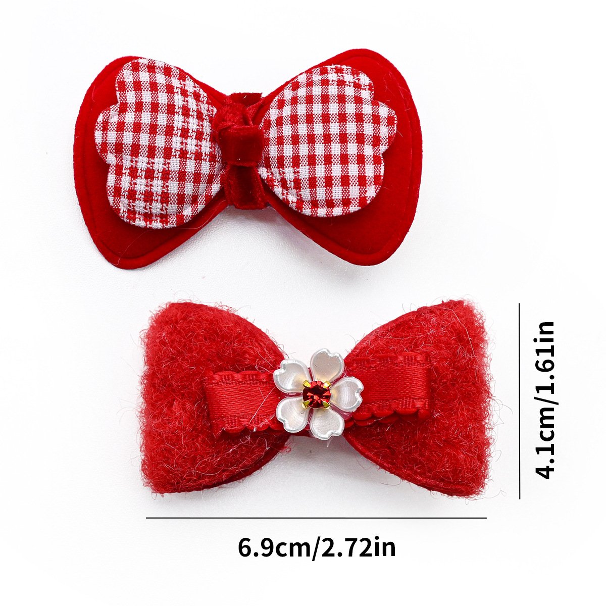 Product Name: Pet Hair Clip, Cute Bow Dog Cat Fashion...