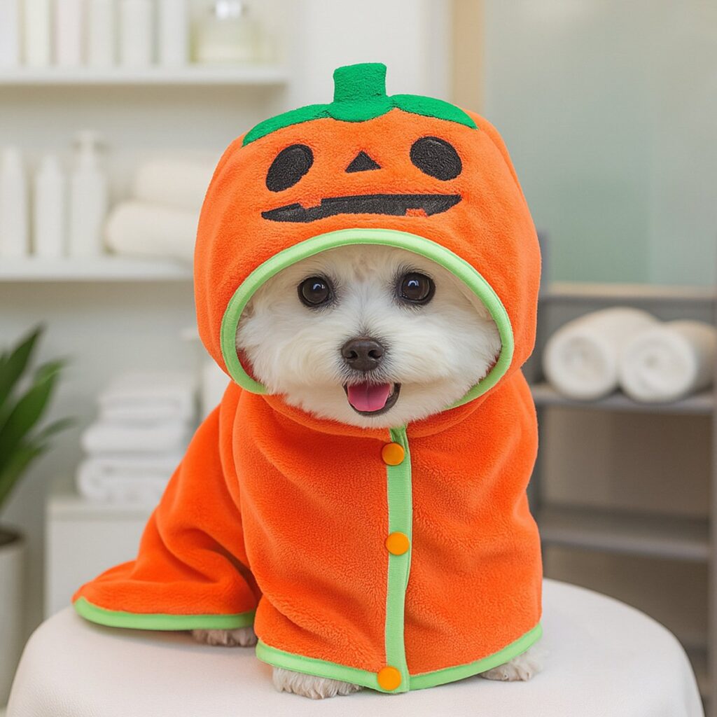 Pet Bathrobe Towel for Dogs & Cats, Christmas