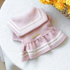 Pet Tweed Dress for Small Dogs & Cats,