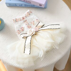 Pet Tweed Dress for Small Dogs & Cats,