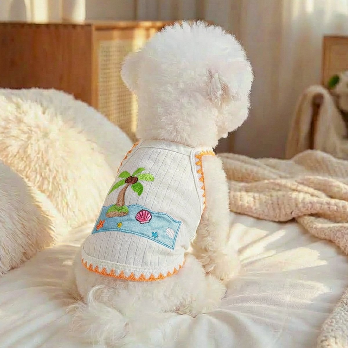 PETCIRCLE Dog & Cat Comfort Bora Bora Palm Small Dog