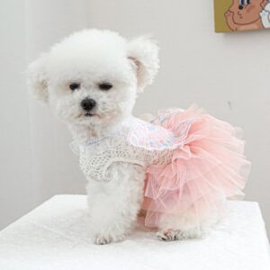 Pet Tulle Dress for Small Dogs & Cats,
