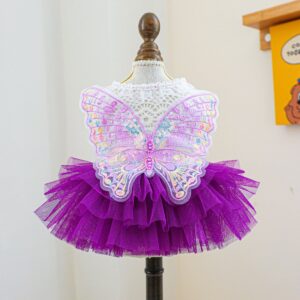 Pet Tulle Dress for Small Dogs & Cats,