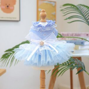 Pet Tulle Dress for Small Dogs & Cats,