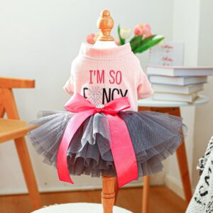 Pet Tulle Dress for Small Dogs & Cats,