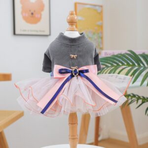 Pet Tulle Dress for Small Dogs & Cats,