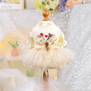 Pet Tulle Dress for Small Dogs & Cats,