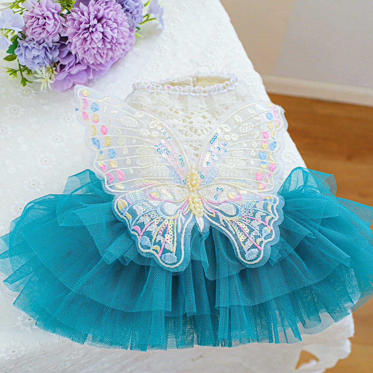 Product Name: Pet Tulle Dress for Small Dogs & Cats,...
