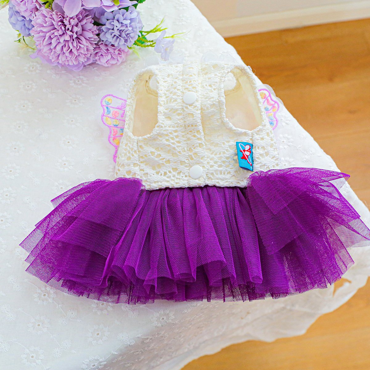 Product Name: Pet Tulle Dress for Small Dogs & Cats,...