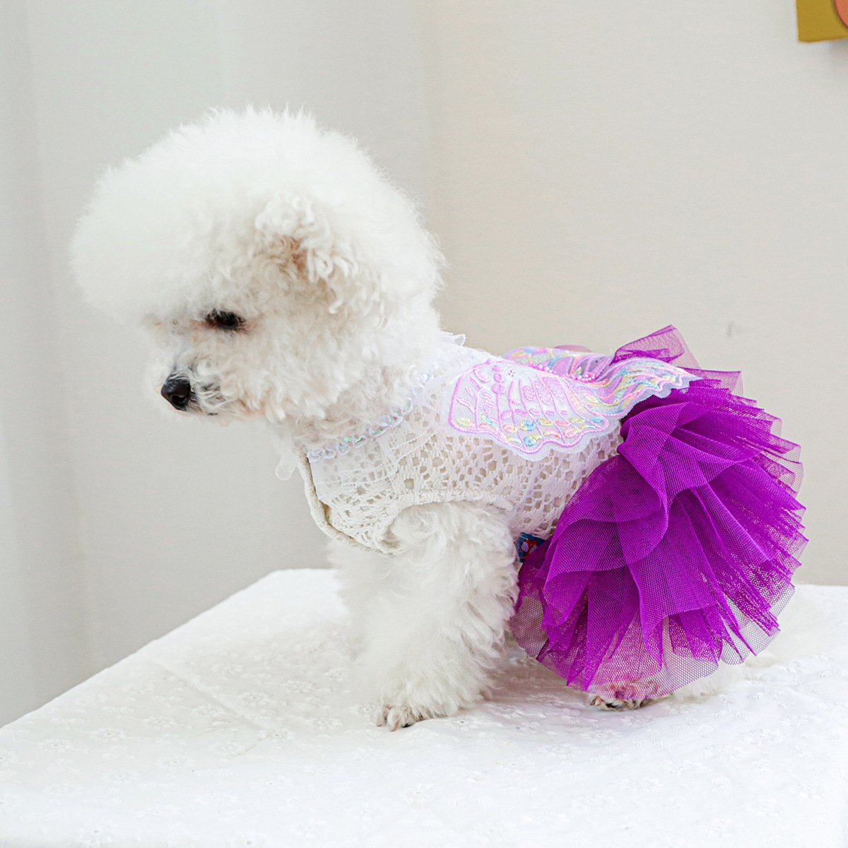 Product Name: Pet Tulle Dress for Small Dogs & Cats,...