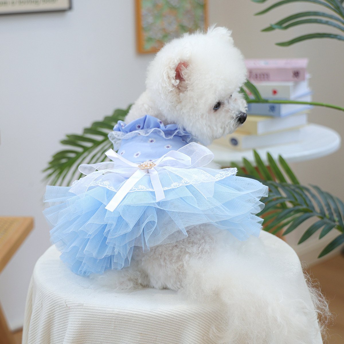 Product Name: Pet Tulle Dress for Small Dogs & Cats,...
