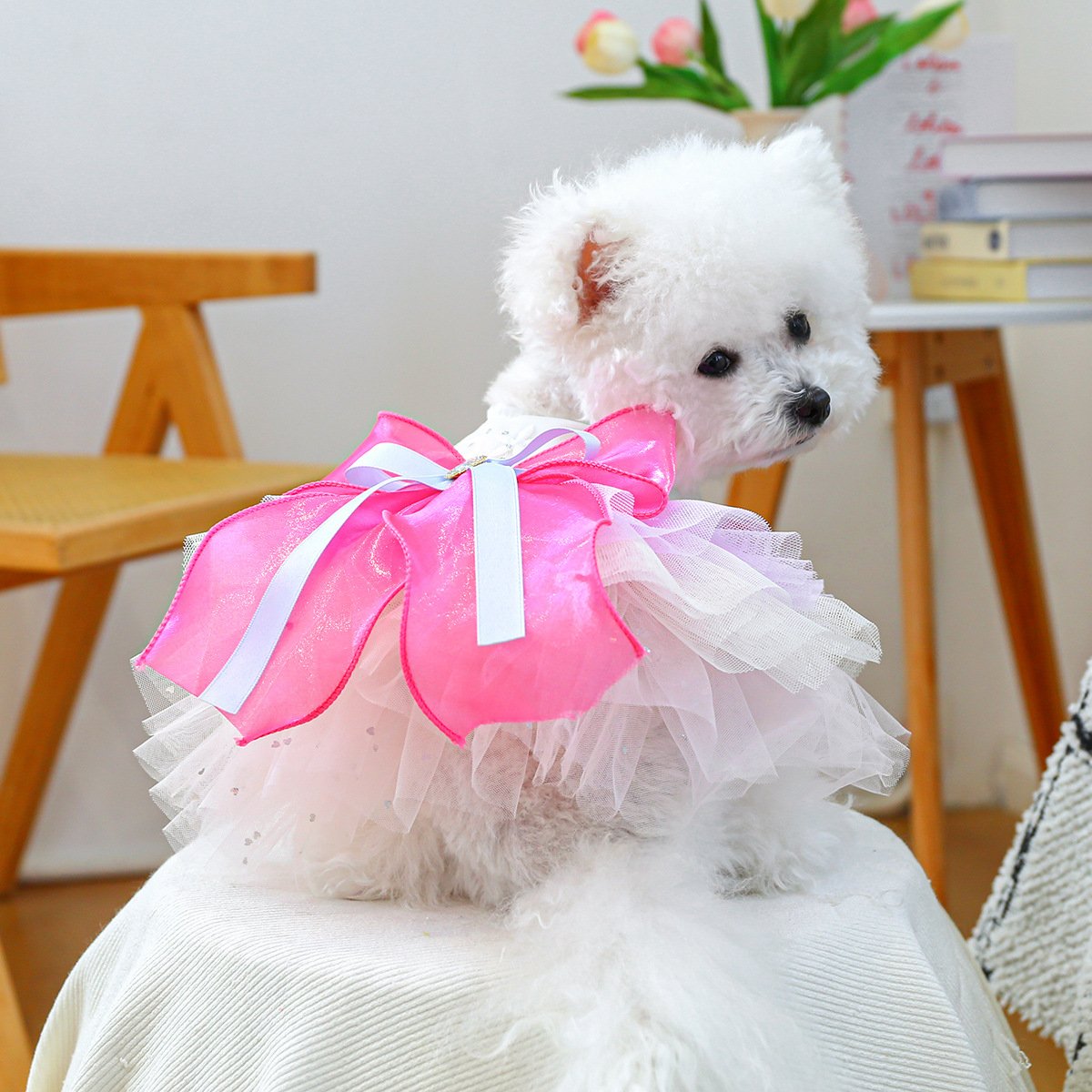 Product Name: Pet Tulle Dress for Small Dogs & Cats,...