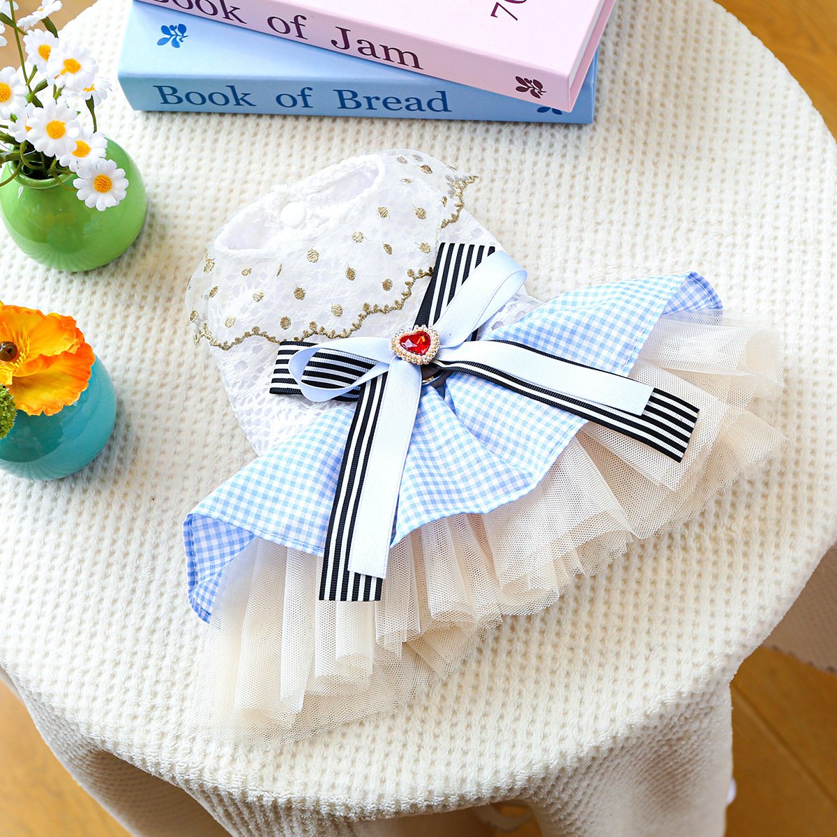 Product Name: Pet Tulle Dress for Small Dogs & Cats,...