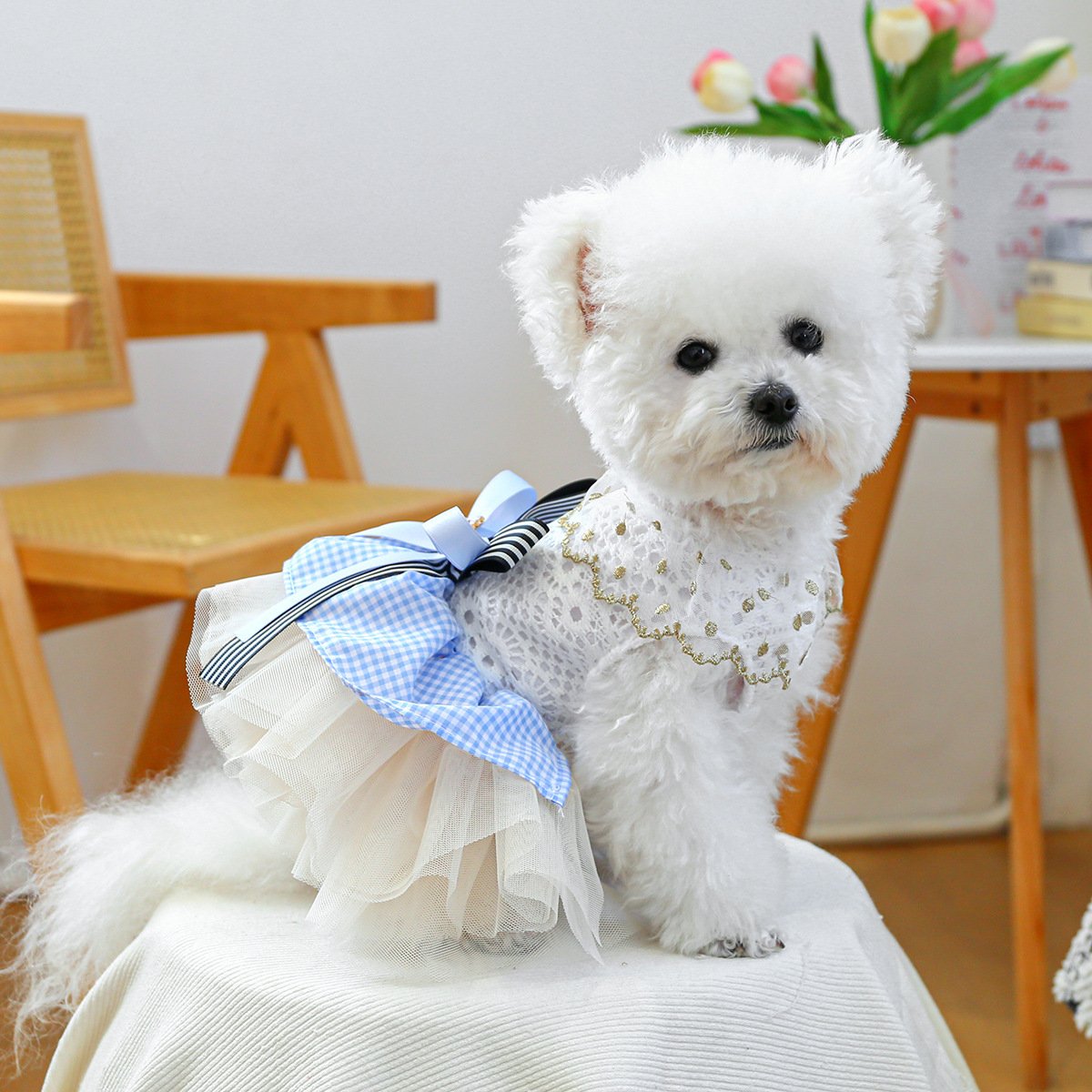 Product Name: Pet Tulle Dress for Small Dogs & Cats,...