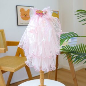 PETCIRCLE Small Dog Wedding Veil & Apparel