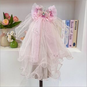 PETCIRCLE Small Dog Wedding Veil & Apparel