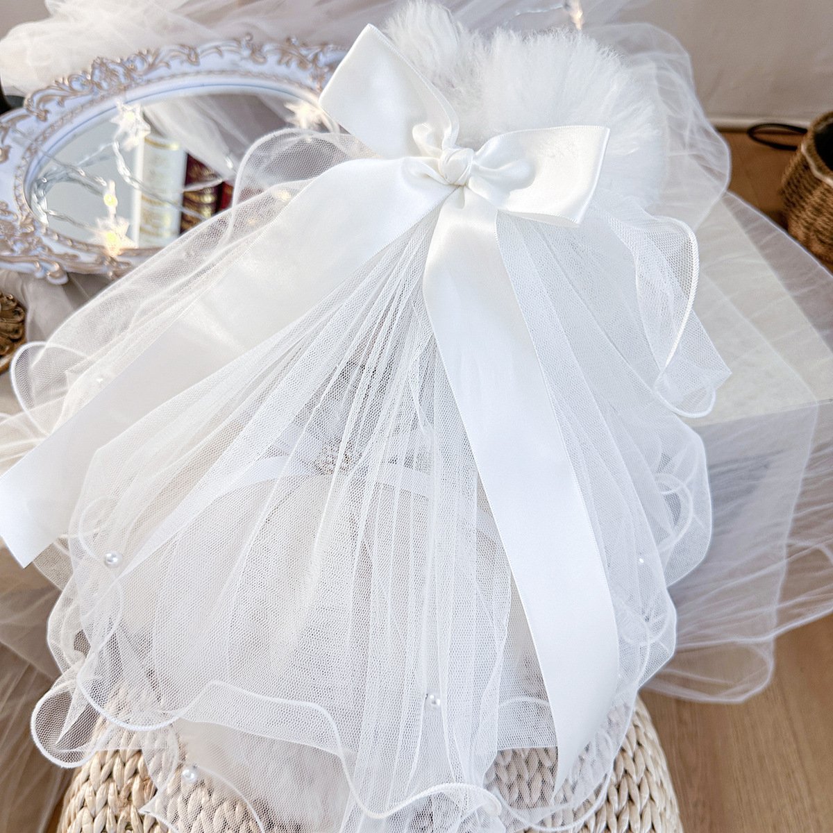 Product Name: PETCIRCLE Small Dog Wedding Veil & Apparel