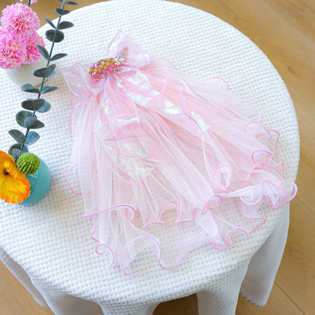 Product Name: PETCIRCLE Small Dog Wedding Veil & Apparel