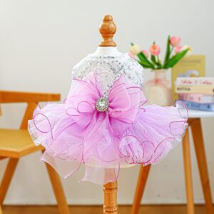 Pet Dog Tulle Dress Starry Dream Tutu for
