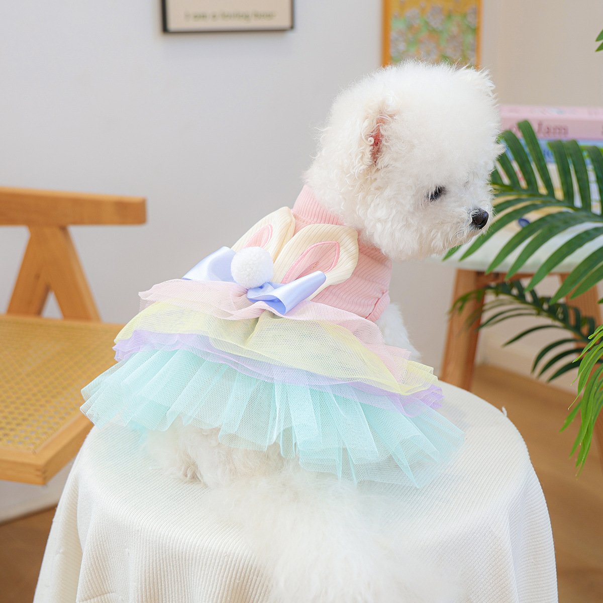Product Name: Pet Dog Tulle Dress Starry Dream Tutu for...