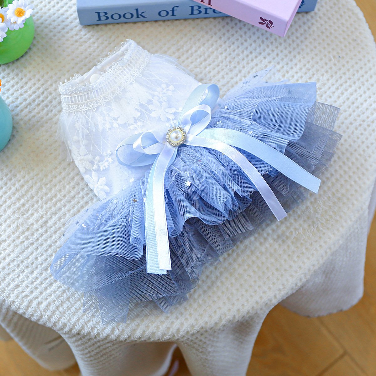 Product Name: Pet Dog Tulle Dress Starry Dream Tutu for...