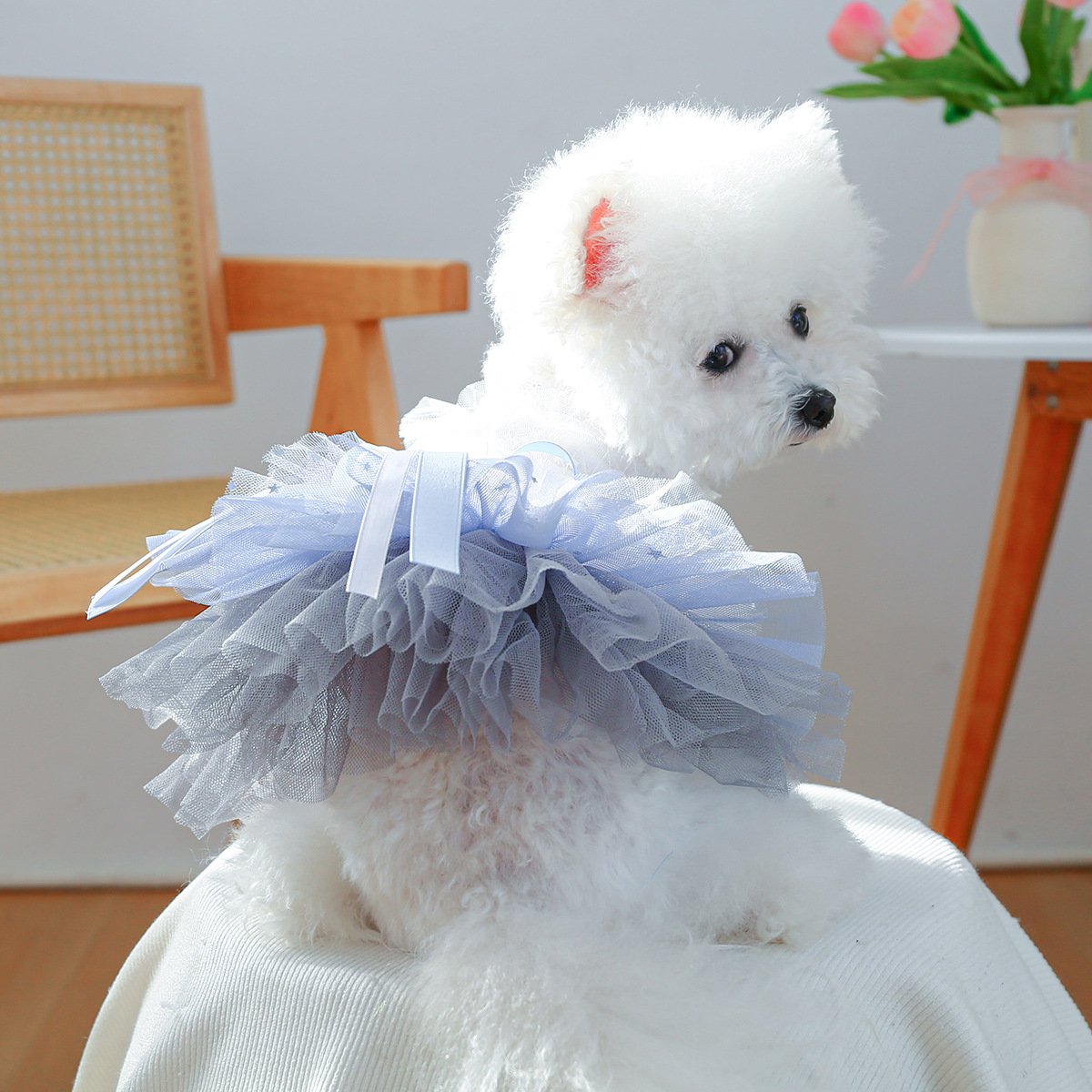 Product Name: Pet Dog Tulle Dress Starry Dream Tutu for...