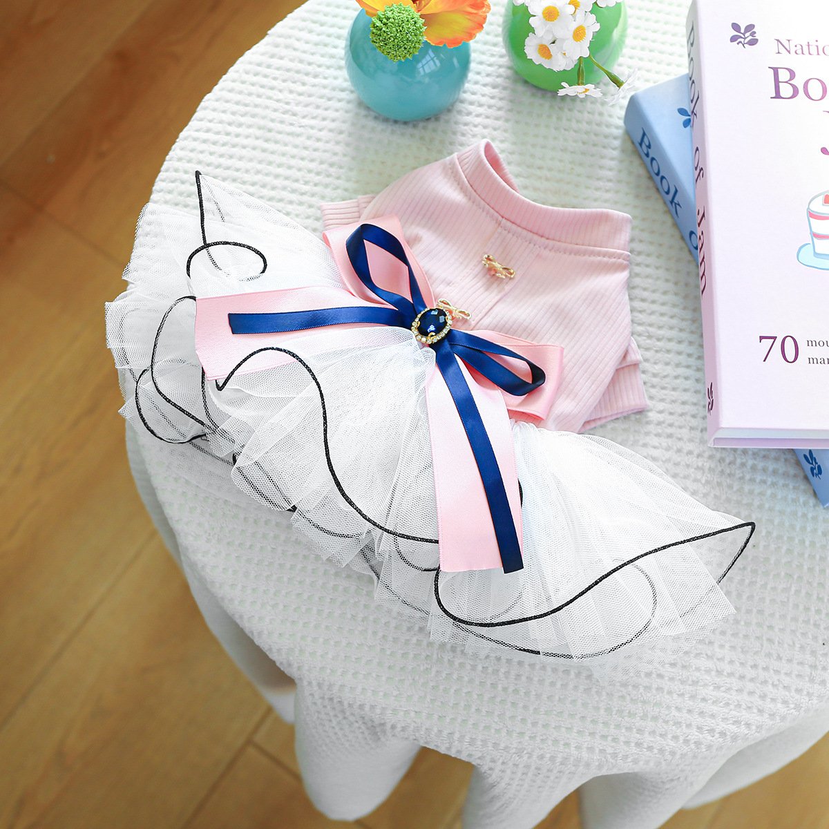 Product Name: Pet Dog Tulle Dress Starry Dream Tutu for...