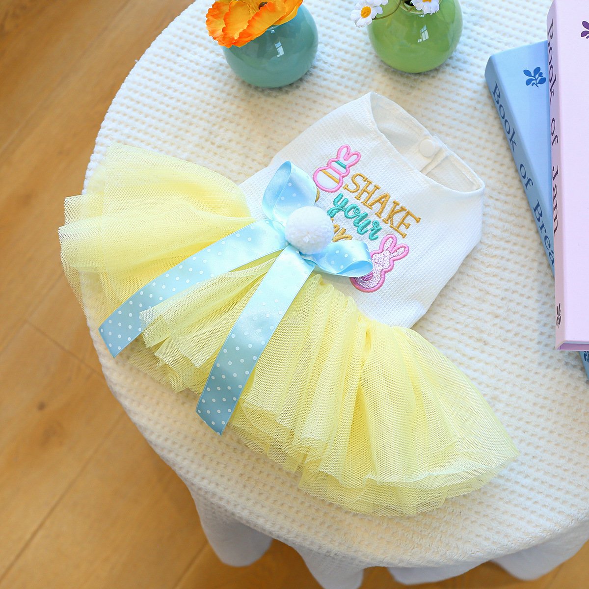 Product Name: Pet Dog Tulle Dress Starry Dream Tutu for...