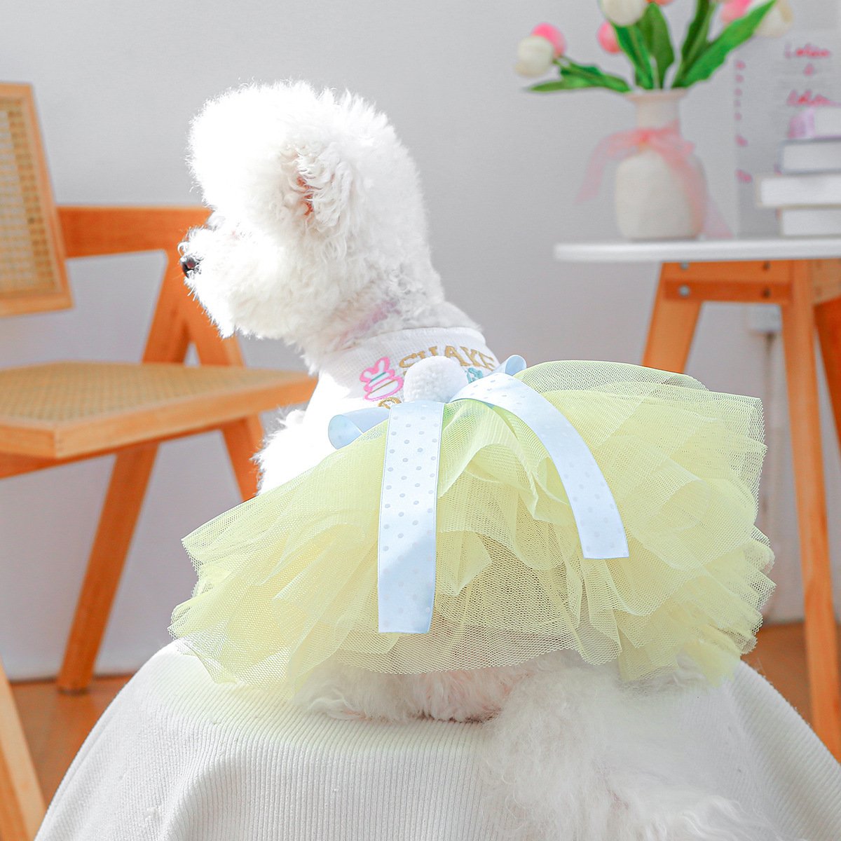 Product Name: Pet Dog Tulle Dress Starry Dream Tutu for...