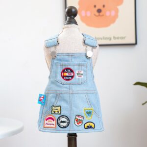 Pet Hoodie for Dogs and Cats, Rock Denim Style