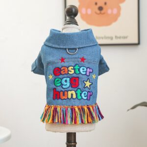 Pet Hoodie for Dogs and Cats, Rock Denim Style