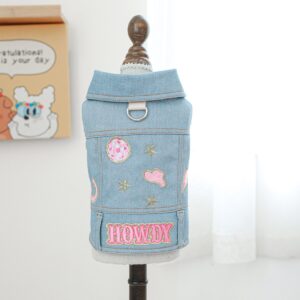 Pet Hoodie for Dogs and Cats, Rock Denim Style