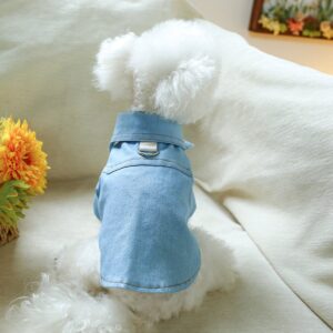 Pet Hoodie for Dogs and Cats, Rock Denim Style