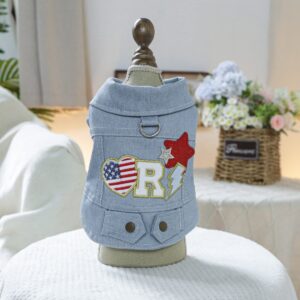 Pet Hoodie for Dogs and Cats, Rock Denim Style