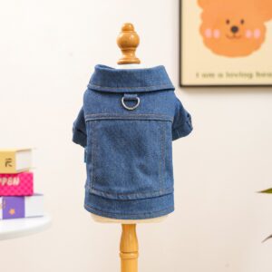 Pet Hoodie for Dogs and Cats, Rock Denim Style