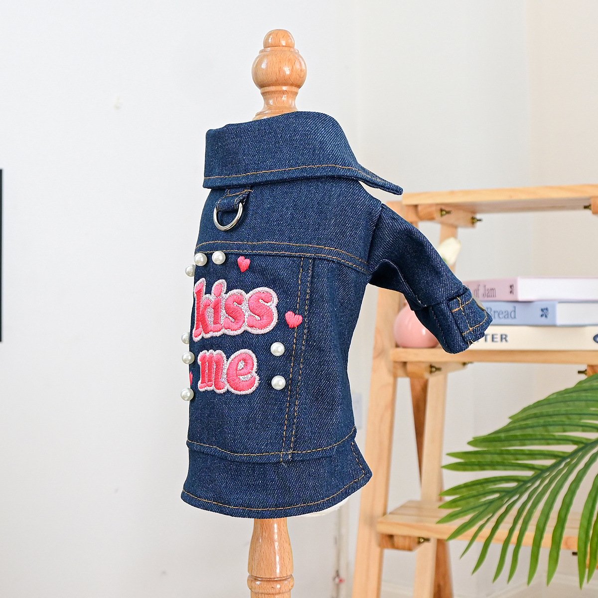 Product Name: Pet Hoodie for Dogs and Cats, Rock Denim Style