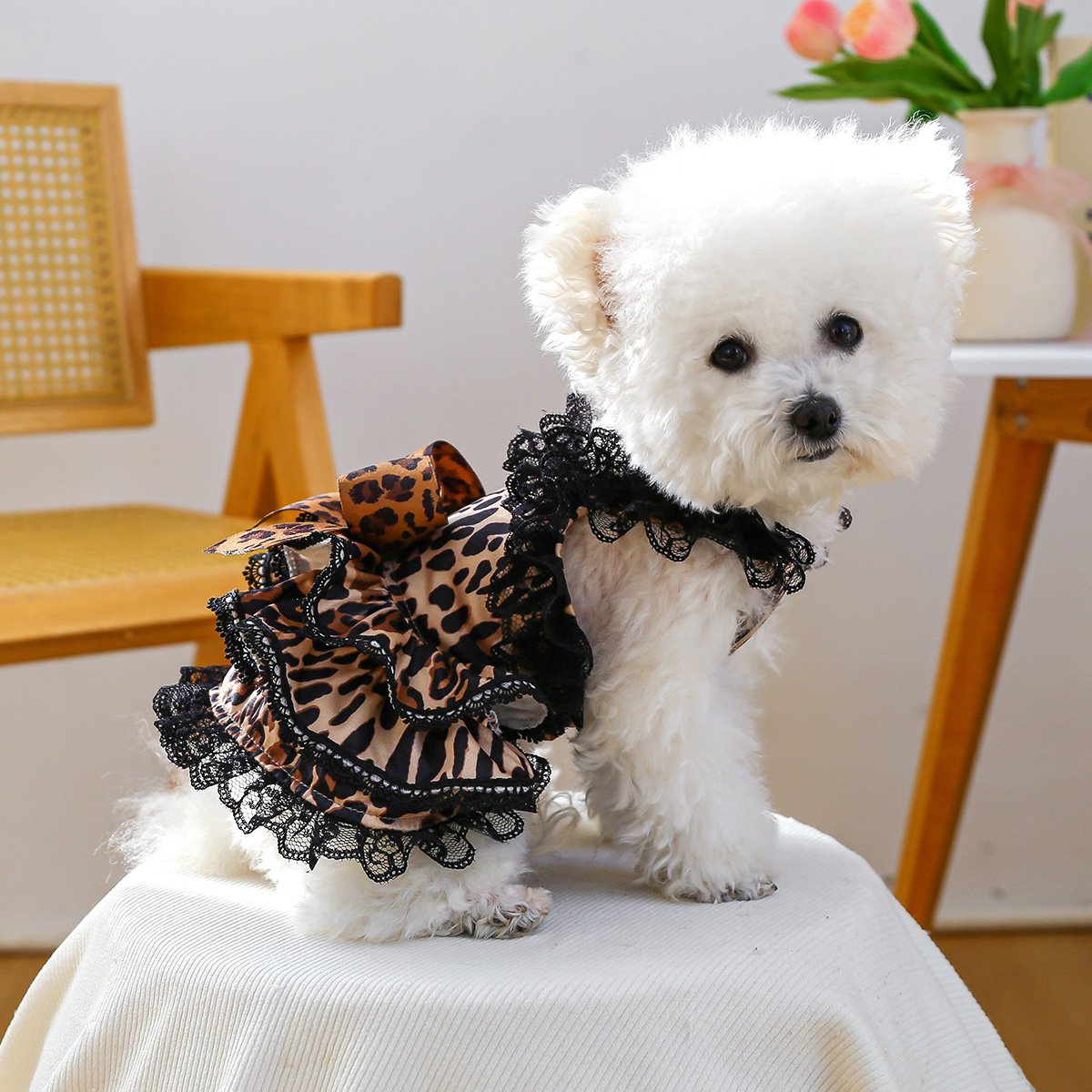 Product Name: PETCIRCLE Small Dog Summer Daisy Strap Dress