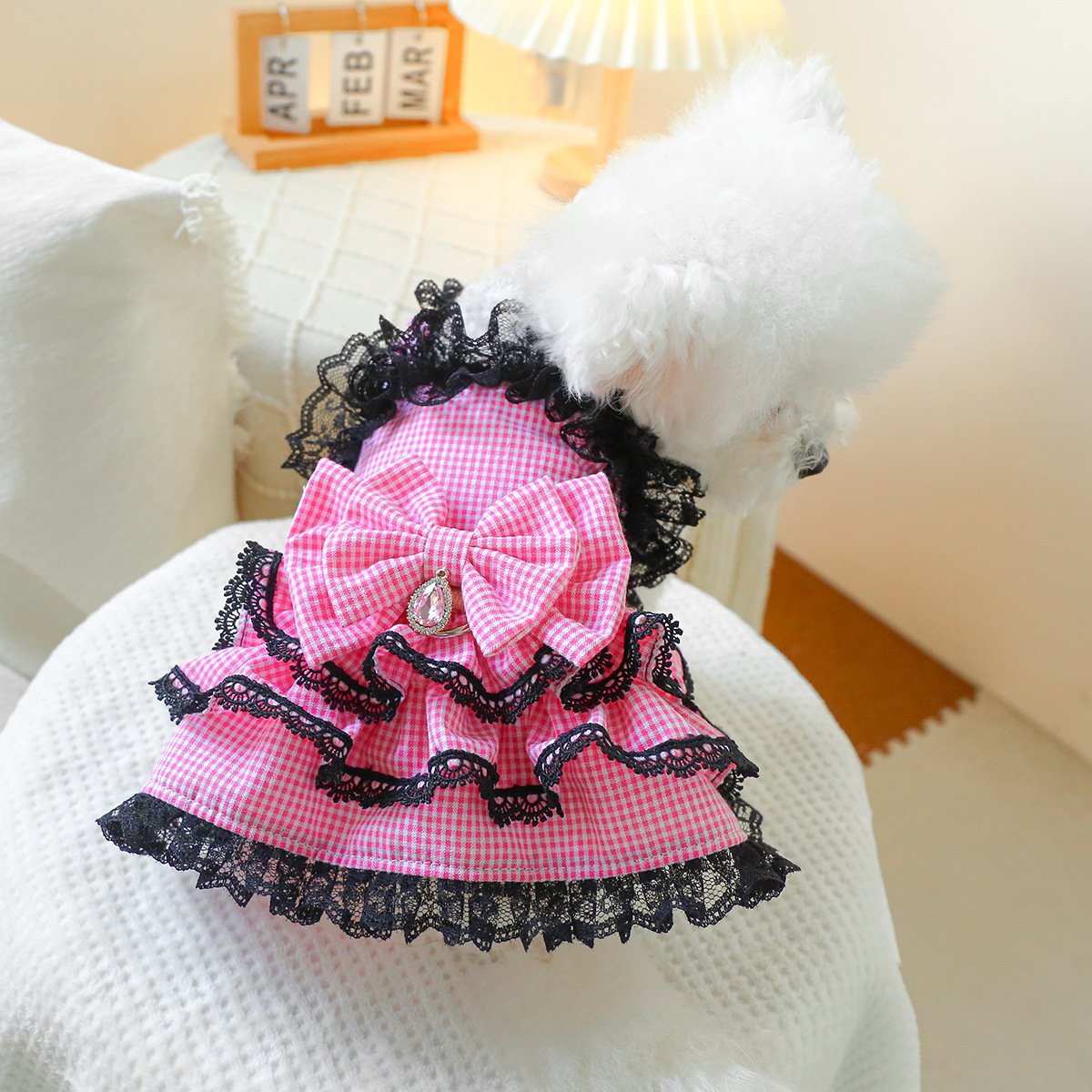 Product Name: PETCIRCLE Small Dog Summer Daisy Strap Dress