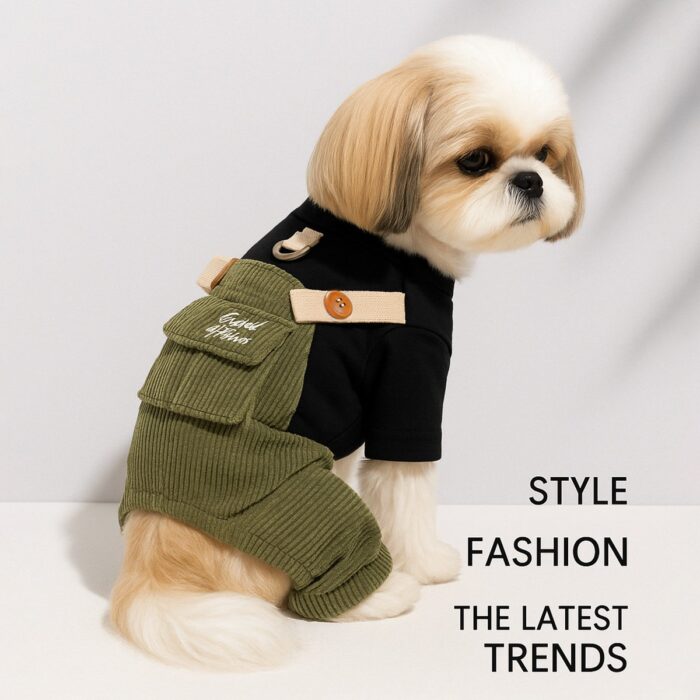 Product Name: PETCIRCLE Dog Dungarees Four-Leg Outfit