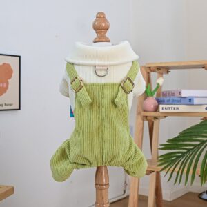PETCIRCLE Dog Dungarees Four-Leg Outfit